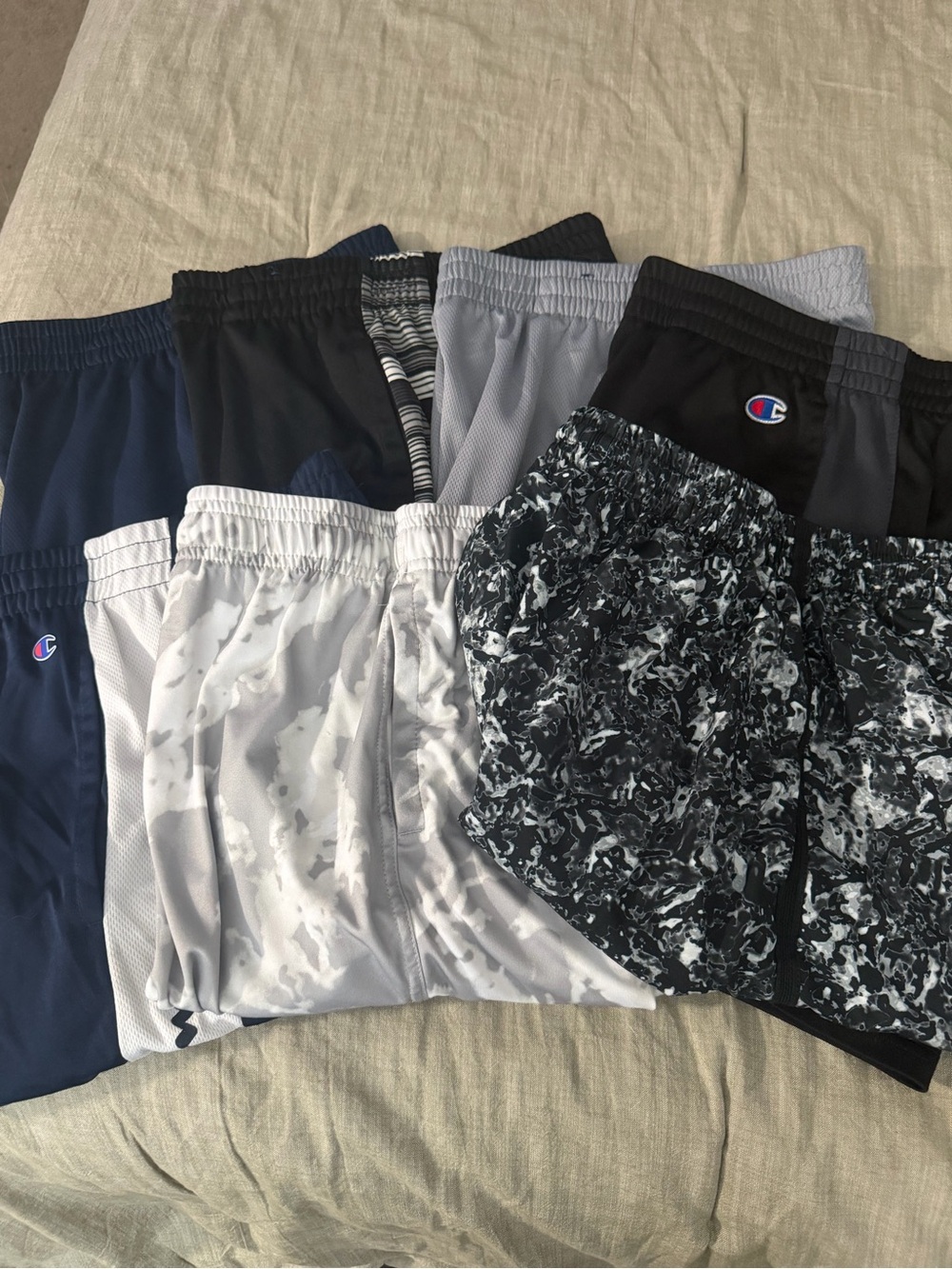 Lot of Boys Shorts - Nike, Under Armor, Champion